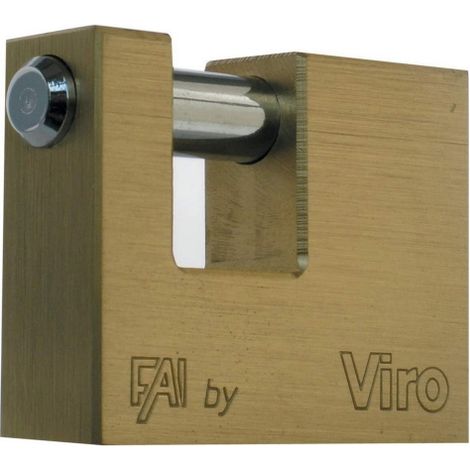 Cadenas Viro Fai Art 508 pour volet anti-effraction 60 mm avec 2 clA s