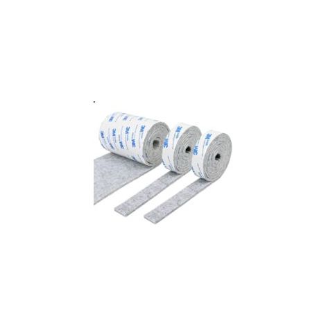 Feutrine Autocollante, 100 cm Patins en feutre autoadhésifs 3 Rouleaux, Découpe Libre de Toute Taille Antiderapant Feutre Adhesive, Protège Vos Meubles Et Plancher en Bois, Gris 2 Tailles - Crezuo