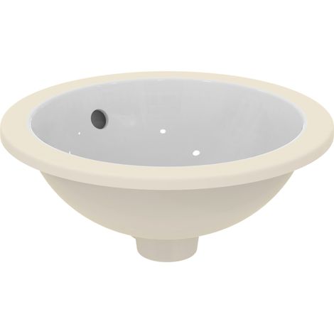 Ideal Standard Connect Unterbauwaschtisch, rund, ohne Hahnloch,
