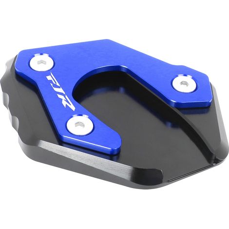 (Bleu) Accessoires moto : béquille latérale CNC, extension et support compatibles avec Yamaha FJR1300 (2001-2019) maxpower (1/4)