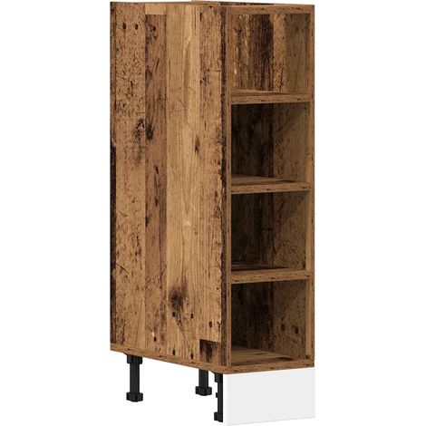 Maison Exclusive - Armadio Inferiore “Riga” Legno Vecchio 20x44,5x81,5 cm