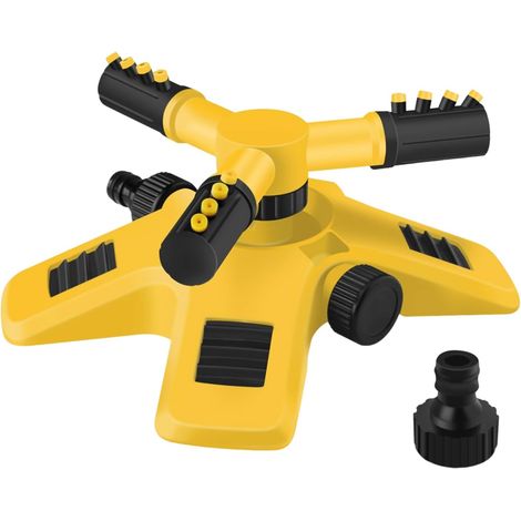3 Arme großer Sprinkler 360 drehbar wetterfest für Garten