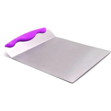 Cuchilla rebozadora de acero inoxidable, cuchillo de repostería profesional.