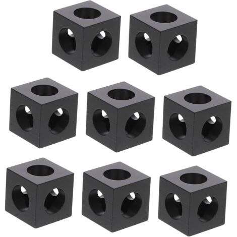 8-teiliges Winkelset aus Aluminiumlegierung für Profilträger, robuste Eckverbindung für Drucker und Industrieprojekte