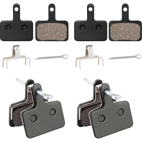 4 Paires Plaquettes de Frein Vélo à Disque Plaquette Frein Compatible MT200 B03S, Céramique Résistance Faible Bruit, Plaquettes de Frein VTT pour MTB Route Usage Intensif (1/5)
