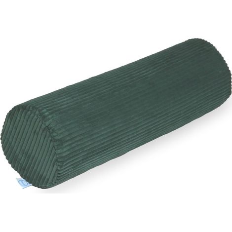 Rouleau moyen pour canapé en velours côtelé vert (1/5)