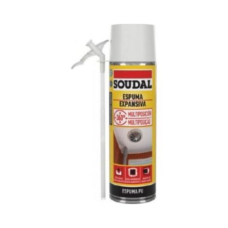 ESPUMA CANULA MULTIPOSICION 360º - SOUDAL