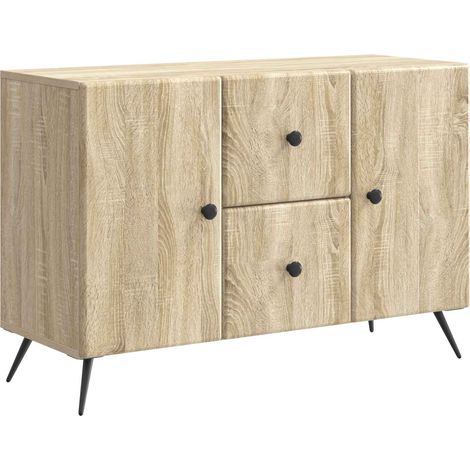 Aparador Roble Sonoma 89 x 34,5 x 60 cm Madera de Ingeniería vidaXL