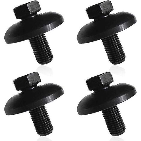 Ensemble de 4 boulons et rondelles de lame compatibles avec les tondeuses/tracteurs Craftsman, boulon de lame 532193003 avec rondelle cuvette. (1/5)
