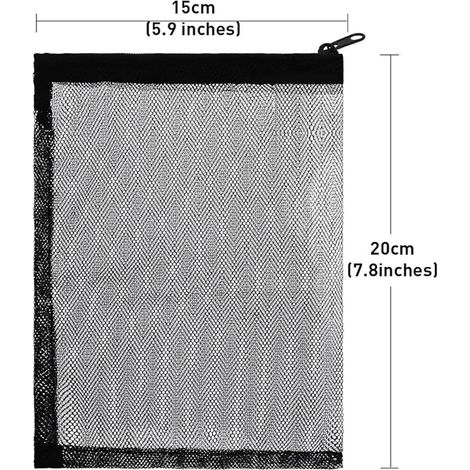 Aquarium Filter Mesh Bags Nylon Filter Media Bag Aquarium Garden Pond 15 x 20 cm (1/3)