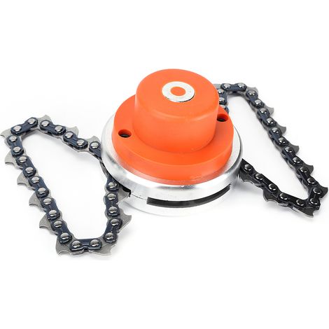 Universeller Rasenmäher-Kettentrimmerkopf als Ersatz für Garten-Freischneider (Orange) (1/5)