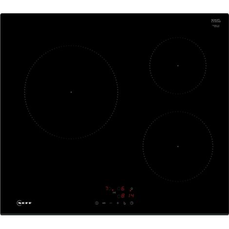 piano cottura a induzione 60 cm 3 fuochi 4600 W nero - T36FBC1L0 - Neff (1/2)