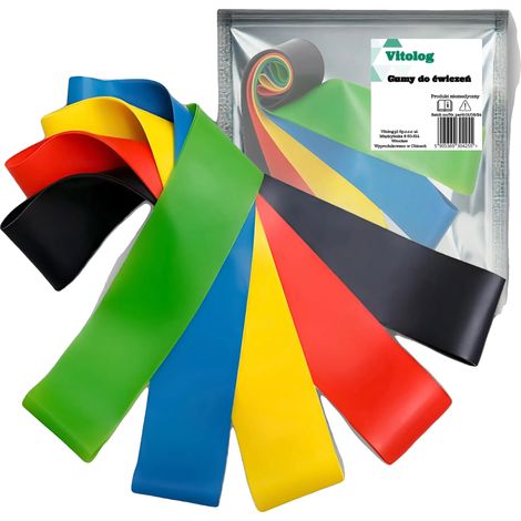 Mini fasce elastiche di resistenza, in gomma resistente, dal design compatto, con 5 livelli di resistenza da 1 kg a 20 kg, adatte a diversi tipi di allenamento, disponibili in vari colori. (1/5)