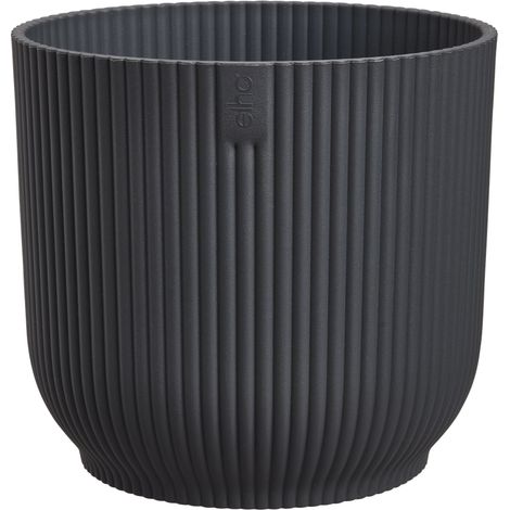 Vaso Vibes Fold Round Mini D 11 x H 11 cm Antracite ELHO