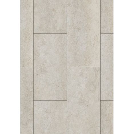 Mexen Baltic Grey campione di pannelli in vinile 610 x 305 mm SPC 6,5 mm, supporto IPEX 1,5 mm, 4 V-Fuga, Travertino - F1158-S (1/2)