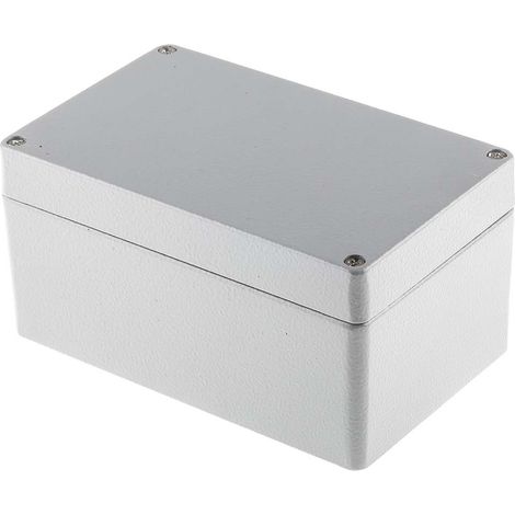 Boîtier RS PRO en Fonte d'aluminium, 160 x 100 x 81mm, Gris IP66 ( Prix pour 1 ) (1/3)