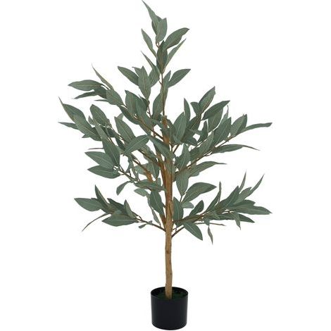 Alloro artificiale verde da 120 cm, ideale per la decorazione della casa, dell'ufficio, del balcone o della camera da letto. (1/5)