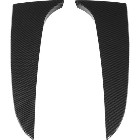ailerons latéraux de lunette arrière style fibre de carbone (1/5)