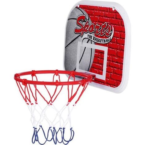 Cercle Panier de Basket Mural Anneau de Basketball Intérieur/Extérieur pour Enfants pratique (1/4)