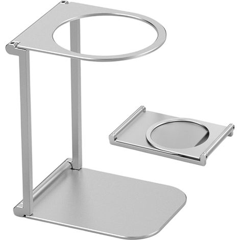 Plateau ou support à café portable et pliable en aluminium, idéal pour les cafetières, les filtres, le camping, la cuisine ou le bureau.-AquaForge (1/5)