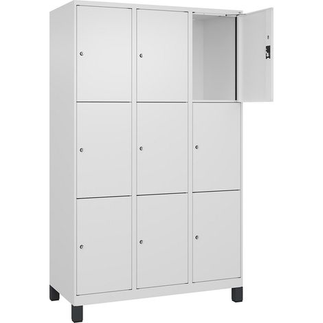 FRANKEL kaiserkraft, Vestiaire à trois cases Evolo PLUS, 3 (1/2)