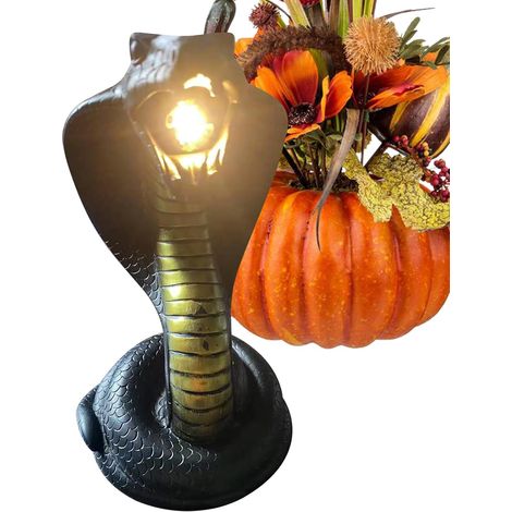 Lampe Veilleuse Serpent Effrayante Figurine Lumineuse (1/5)