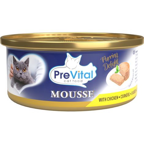 PreVital mini lattina - Mousse per gatti adulti al pollo 85 g