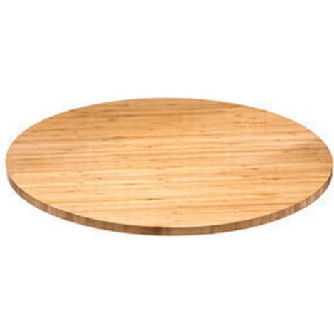 Plateau tournant en bambou 50 cm – Rotation facile pour service et dégustation – Adapté au contact alimentaire – Épaisseur 2,2 à 3 cm – Secret De Gourmet