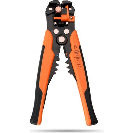 Pince à dénuder automatique multifonction 0,2-6,0mm² pour électricien, orange (1/5)