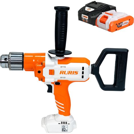 Perceuse visseuse sans fil RMX1390 130Nm, moteur sans balais, 2 vitesses, LED, mandrin 16mm + Kit batterie 20V 4Ah et chargeur (1/5)