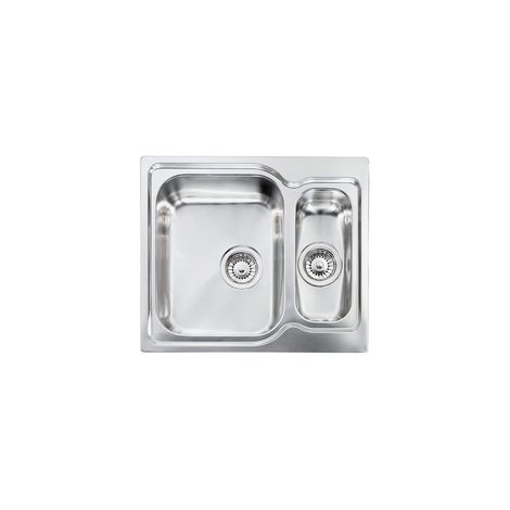 Lavello MATICO 58X50 2 vasche destre ACCIAIO INOX