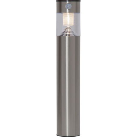 Star Trading Lampe solaire de jardin Marbella, acier inoxydable, détecteur de mouvement (1/5)