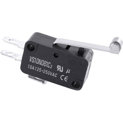 TRU COMPONENTS TC-MS21 Mikroschalter TC-MS21 10 A tastend 1 St.