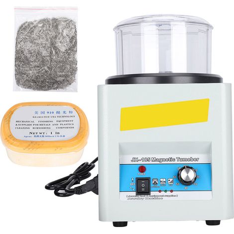 Polisseuse magnétique à bijoux KT-185EU, ponceuse détartrage ébavurage polissage rapide, 220V prise européenne (1/5)