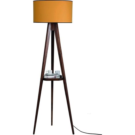 Holzstehlampe Modell 1 senf (1/4)