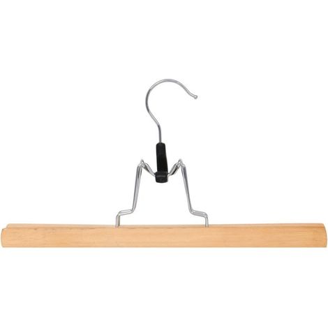 Cintre pour Jupes Métal/Plastique Couleur Naturelle 30 x 2,20 x 16 cm (1/2)