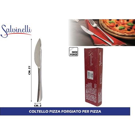 Coltello pizza acciaio Salvinelli Perpizza set 12 pz