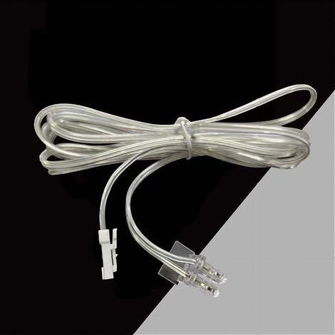 TRADE SHOP - Cavo Di Collegamento Strip Led Alimentatore Per Serie Qs 2mt Ip20 S-12v-2025-120 - (1/3)