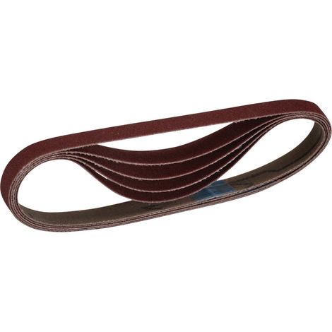 Draper 10 x 330mm Cloth Sanding Belt, 180 Grit, Pack of 5