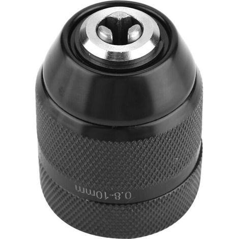 Mandrin de perceuse sans clé de 0.8mm-10mm,3/8"fil mandrin de mandrin de perceuse électrique sans mandrin pour perceuse électrique (1/4)
