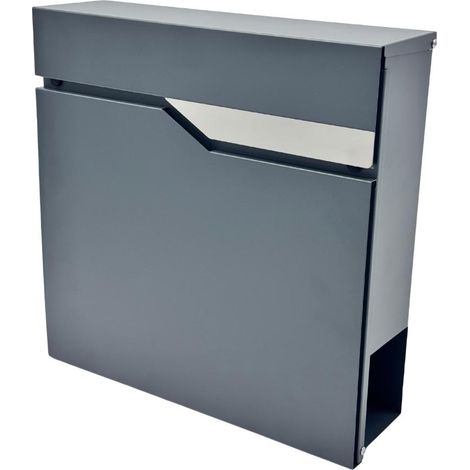 Cassetta Postale per esterni con targhetta Personalizzabile portariviste 37x10,5x37H cm
