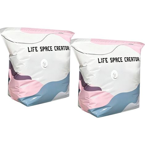 Sacs De Compression Sous Vide Pour Vêtements 2 Pièces Compression De  Sacs D'Emballage Sous Vide Pour Couvertures Literie Vêtements Oreillers Matelas Maison Dressing (1/5)