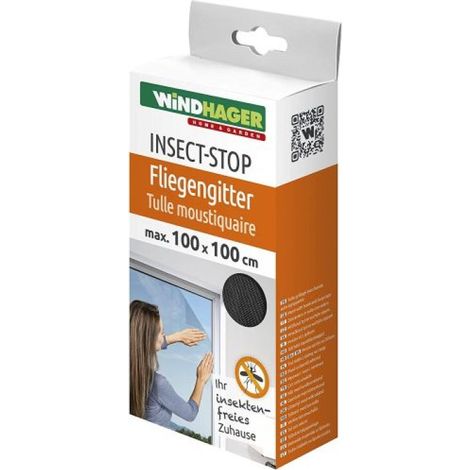 WINDHAGER Fliegengitter Standard für Fenster Insect Stop Plus