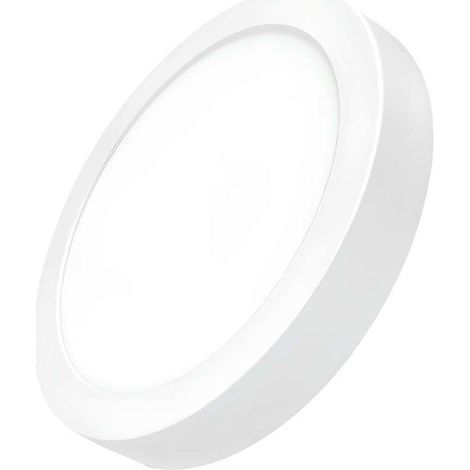 Panneau LED - AVIZAR - Rond 6W 83×83 mm - Design ultrafin - Encastrable - Blanc