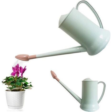 Arrosoir 2 L avec bec long et pommeau amovible – Arrosoir plastique léger pour plantes d’intérieur, jardin et bonsaï (1/4)