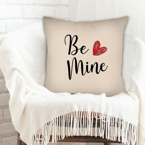 Housse de coussin sans coussin 45x45 cachée zippée pour mariage, anniversaire, naissance de bébé (1/5)