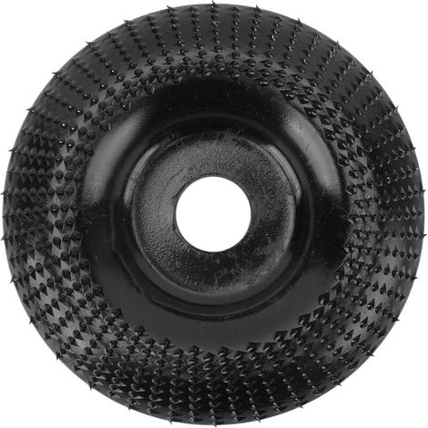 Disque de Sculpture sur Bois Stable et Résistant - Meule de Ponçage pour Travail du Bois - Roue de Façonnage Noire (1/5)