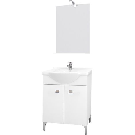 MOBILE BAGNO DESY 58 COMPLETO BIANCO (1/2)