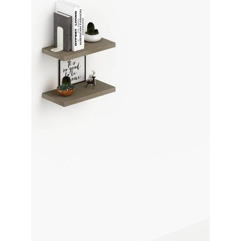LAUNDRY COPPIA MENSOLE 45X23 CM ARGILLA