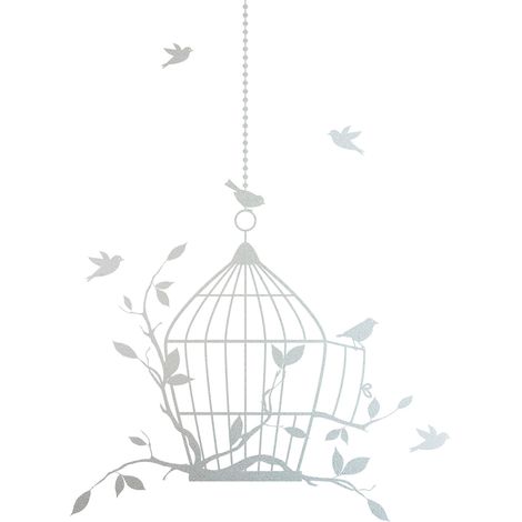 Stickers Dépoli - Cage Oiseaux - 27x37 cm (1/3)